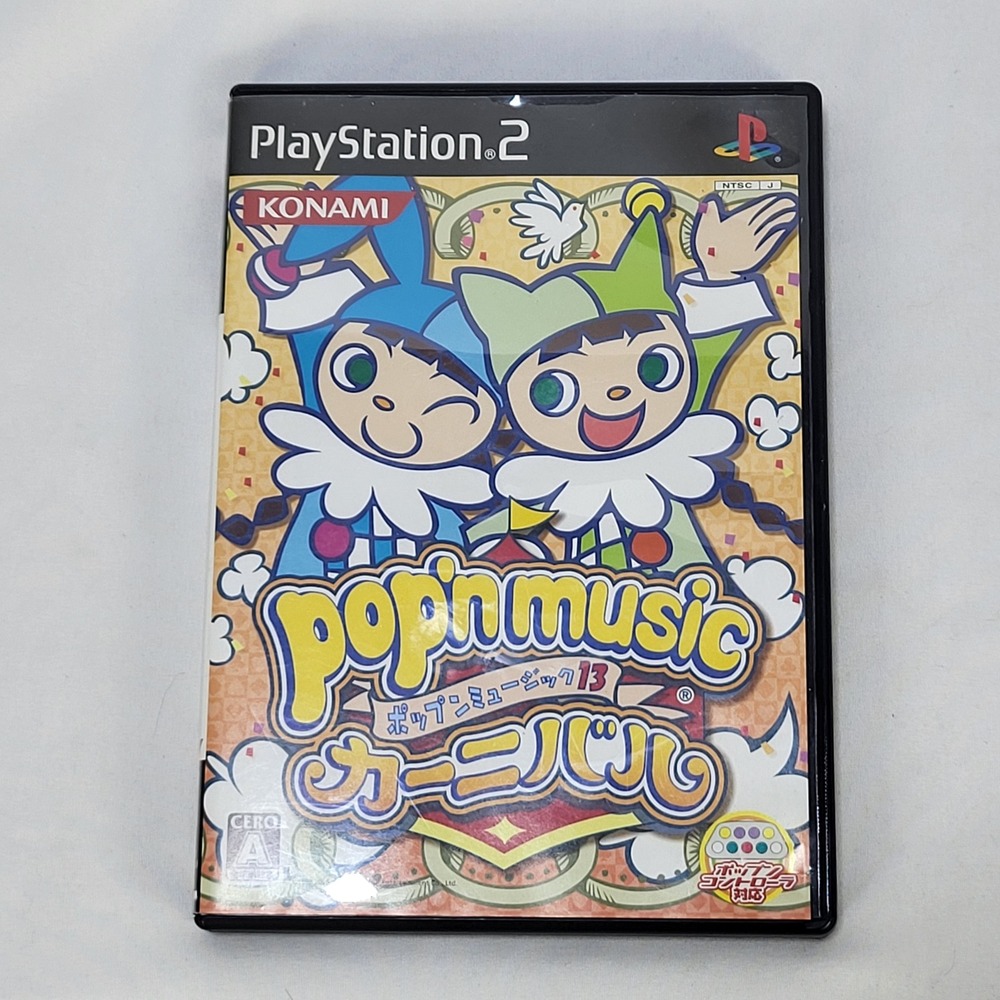 Pop'n Music 13 Carnival Sony PlayStation 2 PS2 Konami Japan Import NTSC-J